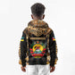 Mozambique Kid Hoodie Black Brown Tribal Design - African Pride