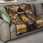 Mozambique Quilt Black Brown Tribal Design - African Pride