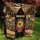 Mozambique Quilt Black Brown Tribal Design - African Pride