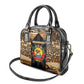 Mozambique Shoulder Handbag Black Brown Tribal Design - African Pride