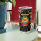 Mozambique Tumbler Cup Black Brown Tribal Design - African Pride
