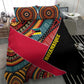 Mozambique Bedding Set Red Black Geometric Design and Tribal Pattern - African Pride