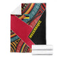 Mozambique Blanket Red Black Geometric Design and Tribal Pattern - African Pride