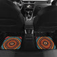 Mozambique Car Mats Red Black Geometric Design and Tribal Pattern - African Pride