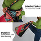 Mozambique Grocery Bag Red Black Geometric Design and Tribal Pattern - African Pride
