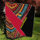 Mozambique Quilt Red Black Geometric Design and Tribal Pattern - African Pride