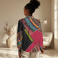 Mozambique Women Casual Shirt Red Black Geometric Design and Tribal Pattern - African Pride