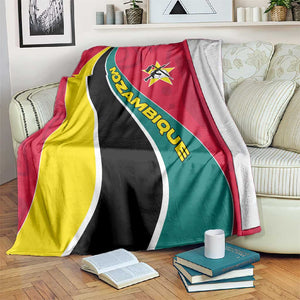 Mozambique Blanket Red Yellow Green Wave Design - African Pride