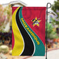 Mozambique Garden Flag Red Yellow Green Wave Design - African Pride