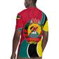 Mozambique Rugby Jersey Red Yellow Green Wave Design - African Pride