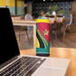 Mozambique Skinny Tumbler Red Yellow Green Wave Design - African Pride