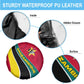 Mozambique Spare Tire Cover Red Yellow Green Wave Design - African Pride