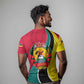 Mozambique T shirt Red Yellow Green Wave Design - African Pride