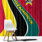 Mozambique Window Curtain Red Yellow Green Wave Design - African Pride