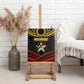 Mozambique Canvas Wall Art Black Red Tribal Design Map - African Pride