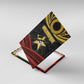 Mozambique Canvas Wall Art Black Red Tribal Design Map - African Pride