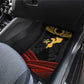 Mozambique Car Mats Black Red Tribal Design Map - African Pride