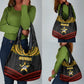 Mozambique Grocery Bag Black Red Tribal Design Map - African Pride