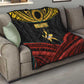 Mozambique Quilt Black Red Tribal Design Map - African Pride
