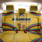 Mozambique Back Car Seat Cover Yellow Red Green Swirl Independence Day - African Pride