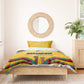 Mozambique Bedding Set Yellow Red Green Swirl Independence Day - African Pride
