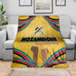 Mozambique Blanket Yellow Red Green Swirl Independence Day - African Pride