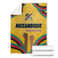 Mozambique Blanket Yellow Red Green Swirl Independence Day - African Pride
