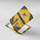 Mozambique Canvas Wall Art Yellow Red Green Swirl Independence Day - African Pride