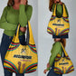 Mozambique Grocery Bag Yellow Red Green Swirl Independence Day - African Pride