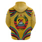 Mozambique Hoodie Yellow Red Green Swirl Independence Day - African Pride