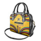 Mozambique Shoulder Handbag Yellow Red Green Swirl Independence Day - African Pride
