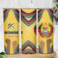 Mozambique Skinny Tumbler Yellow Red Green Swirl Independence Day - African Pride
