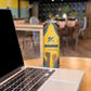 Mozambique Skinny Tumbler Yellow Red Green Swirl Independence Day - African Pride