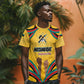 Mozambique T shirt Yellow Red Green Swirl Independence Day - African Pride