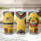 Mozambique Tumbler Cup Yellow Red Green Swirl Independence Day - African Pride