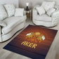 Aker Area Rug Ancient Egyptian Sunset Gradient, Twin Lion Guardians, and Solar Disc - African Pride