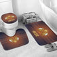 Aker Bathroom Set Ancient Egyptian Sunset Gradient, Twin Lion Guardians, and Solar Disc - African Pride