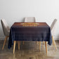 Aker Tablecloth Ancient Egyptian Sunset Gradient, Twin Lion Guardians, and Solar Disc - African Pride