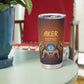 Aker Tumbler Cup Ancient Egyptian Sunset Gradient, Twin Lion Guardians, and Solar Disc - African Pride