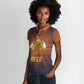 Aker Women Polo Shirt Ancient Egyptian Sunset Gradient, Twin Lion Guardians, and Solar Disc - African Pride