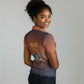 Aker Women Polo Shirt Ancient Egyptian Sunset Gradient, Twin Lion Guardians, and Solar Disc - African Pride