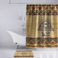 Aker Ancient Egyptian Bathroom Set with Hieroglyphic Pattern, Pyramid Symbol, and Twin Lion Guardians Motif - African Pride