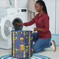 Amun Laundry Basket Ancient Egyptian Hieroglyphic, Pharaoh and Scarab - African Pride
