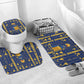 Amun Bathroom Set Ancient Egyptian Hieroglyphic, Pharaoh and Scarab - African Pride