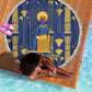 Amun Beach Blanket Ancient Egyptian Hieroglyphic, Pharaoh and Scarab - African Pride