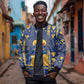 Amun Bomber Jacket Ancient Egyptian Hieroglyphic, Pharaoh and Scarab - African Pride