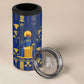 Amun 4 in 1 Can Cooler Tumbler Ancient Egyptian Hieroglyphic, Pharaoh and Scarab - African Pride