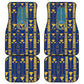 Amun Car Mats Ancient Egyptian Hieroglyphic, Pharaoh and Scarab - African Pride