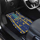 Amun Car Mats Ancient Egyptian Hieroglyphic, Pharaoh and Scarab - African Pride