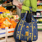 Amun Grocery Bag Ancient Egyptian Hieroglyphic, Pharaoh and Scarab - African Pride